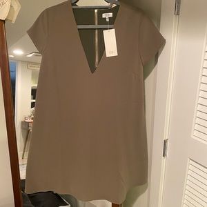 Tobi plunge swing along dress